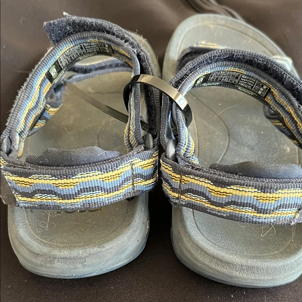 Teva Kids' Navy and Yellow Sandals - Picture 2 of 6